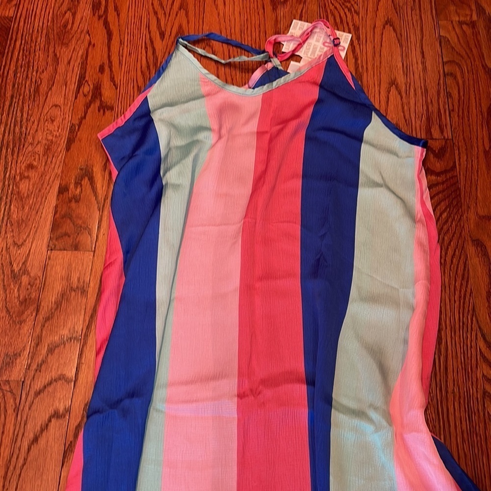 ๐ HOST PICK ๐ NWT LuLaRoe Striped Endless Maxi Dress Small - Picture 4 of 12